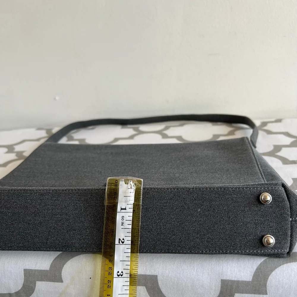 Kate Spade Gray Denim Shoulder Bag